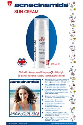 کرم ضد آفتاب صورت SPF 20 - 40 Acnecinamide - کد 958091043