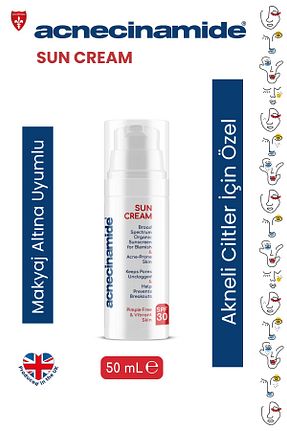 کرم ضد آفتاب صورت SPF 20 - 40 Acnecinamide - کد 958091043