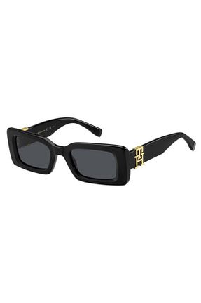 عینک آفتابی مشکی زنانه 50 Tommy Hilfiger - کد 851256195