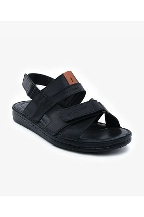 صندل مشکی مردانه پاشنه تخت Greyder - کد 927543848