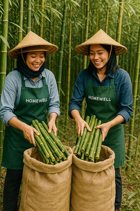 بالش سفید Bambu homewell - کد 807170388