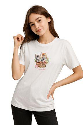 تیشرت نباتی زنانه Relaxed FANA - کد 852040690