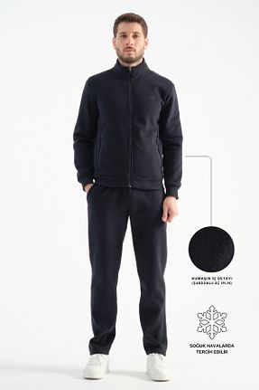 ست گرمکن سرمه ای مردانه پنبه پلی استر Shooter - کد 880924899