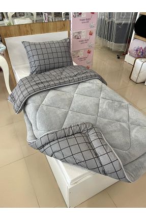 لحاف تکنفره طوسی Silikon violacasa - کد 729556999
