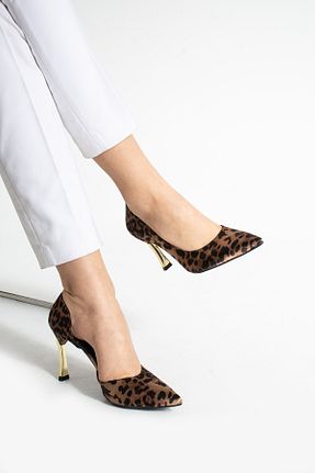کفش استایلیتو مشکی پاشنه نازک Güllü Shoes - کد 897937808