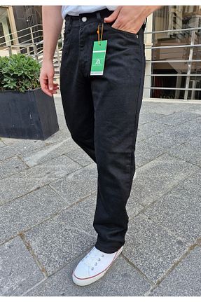 شلوار مشکی مردانه پنبه ای Ceza Denim - کد 837355768