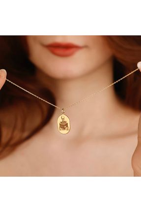 گردنبند نقره زرد زنانه 925 عیار ALTINTEMAS - کد 933273602