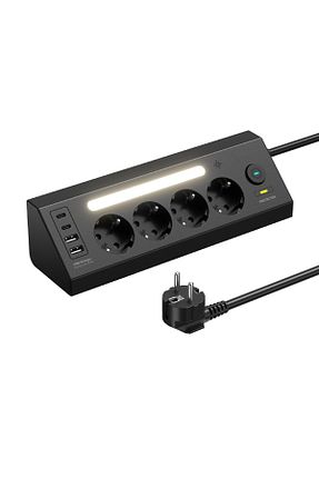 کابل افزودنی پریز گروهی مشکی Fulltech - کد 923758748