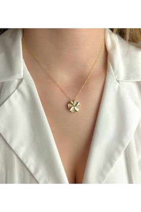 گردنبند نقره زرد زنانه 925 عیار Şimal Silver - کد 954356748