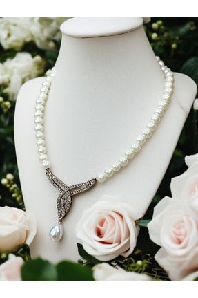گردنبند مروارید سفید FAYRA ACCESSORIES - کد 885685159