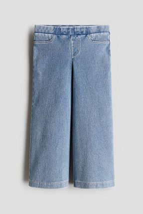 شلوار جین آبی بچه گانه پاچه گشاد H&M - کد 896076331