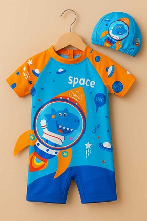 مایو نارنجی بچه گانه مخلوط پلی استر My Kids Wear - کد 946285722