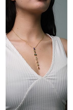 گردنبند استیل ( فولاد ) رنگی زنانه استیل ضد زنگ Inure Jewelry - کد 932919318