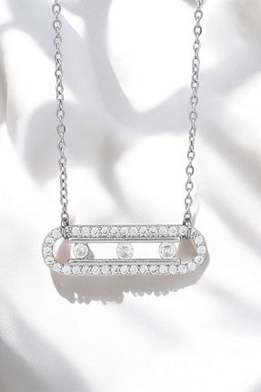 گردنبند استیل ( فولاد ) طوسی زنانه استیل ضد زنگ özgül takı ve tasarım - کد 952662290