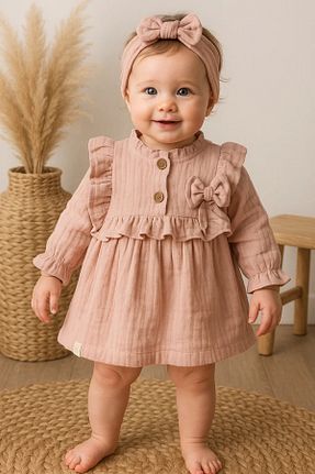 لباس صورتی بچه گانه بافتنی CNDR - کد 943640531