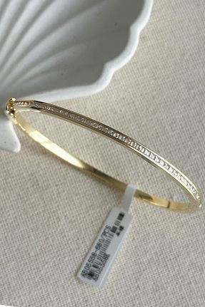 دستبند استیل (فولاد) زرد زنانه استیل (فولاد) Modacaprea - کد 922601230