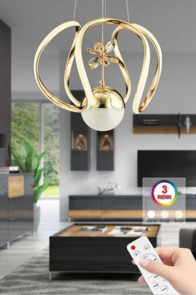 لوستر طلائی فلزی İstanbul Avize - کد 881894722