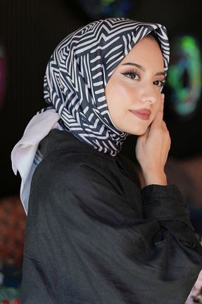 روسری رنگی پنبه پلی استر Eşarp Sokağı - کد 927628400