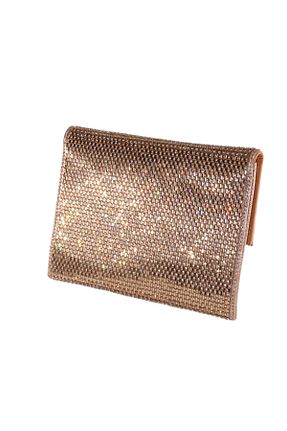 کیف مجلسی زرد زنانه پارچه ای KEEBA - کد 937722801
