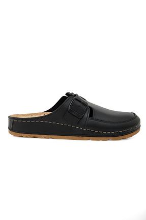 دمپائی مشکی زنانه چرم مصنوعی FLY SOFT - کد 107335913
