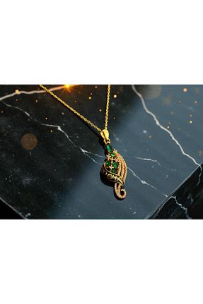 گردنبند نقره زرد زنانه 925 عیار SOFT - کد 953476125