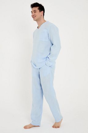 ست لباس راحتی آبی مردانه ساده RELAXL - کد 924224679