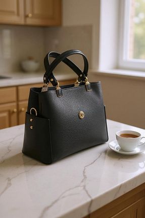 کیف دستی مشکی زنانه ابعاد بزرگ GOLDEN POLO - کد 957077624
