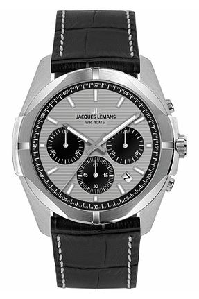 ساعت مچی مشکی مردانه 42 میلی متر Jacques Lemans - کد 892935352