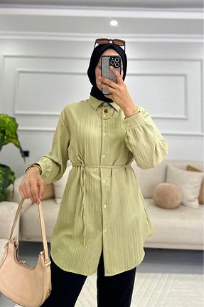 پیراهن حجاب رنگی زنانه رگولار HİFADEN - کد 906177706
