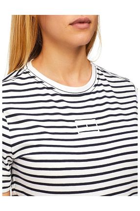 تیشرت اسپرت سرمه ای زنانه رگولار Tommy Hilfiger - کد 771240825