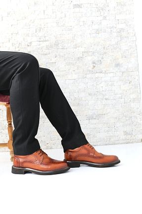 کفش کلاسیک قهوه ای مردانه چرم خالص Greyybull Shoes - کد 905129843