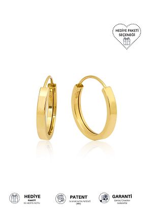 گوشواره طلا زرد زنانه 14 عیار Altınkesesi - کد 176275378