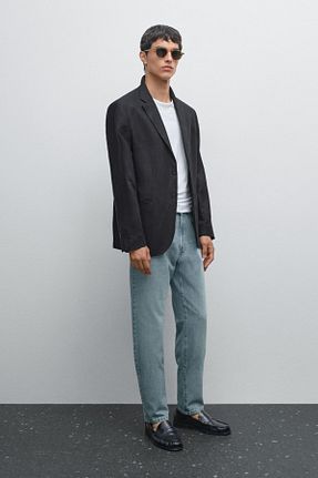 شلوار جین آبی مردانه پاچه تنگ Massimo Dutti - کد 944213341