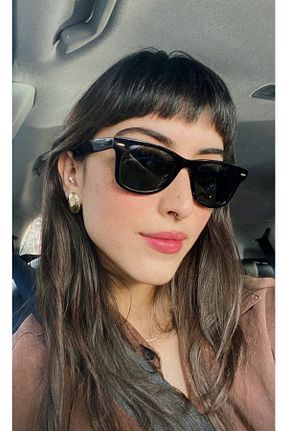 عینک آفتابی مشکی زنانه UV400 Goldmine - کد 341601376
