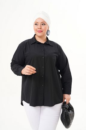 پیراهن حجاب مشکی زنانه سایز بزرگ Patika - کد 315347896