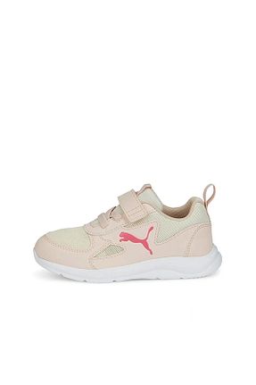 کفش اسنیکر صورتی بچه گانه چرم اصل Puma - کد 458839074