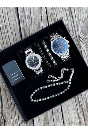 ست ساعت مچی مشکی زنانه فلزی DEEPWELL - کد 359412915
