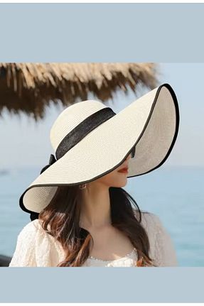 کلاه بژ مردانه حصیر AYSBUTK - کد 840718081