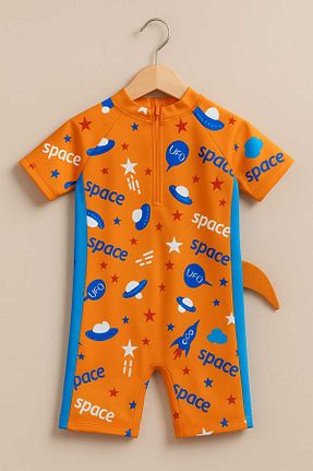 مایو نارنجی بچه گانه مخلوط پلی استر My Kids Wear - کد 946285722