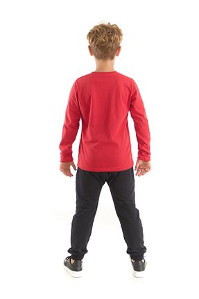 ست بالاتنه و پائین تنه مشکی بچه گانه بافتنی Denokids - کد 337287280