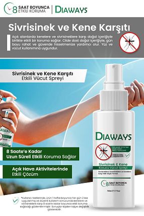حشره کش و دفع کننده حشرات DİAWAYS - کد 946245660