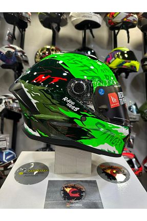 کلاه ایمنی موتور سواری سبز Kapalı Kasklar MT Helmets - کد 955906173