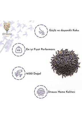 گل خشک و مصنوعی بنفش Strauss - کد 956174719
