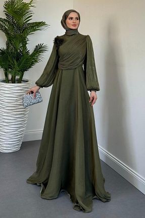 لباس مجلسی حجاب رنگی MERVEN AKYÜZ - کد 956391511