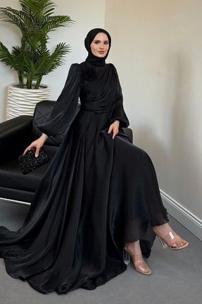 لباس مجلسی حجاب رنگی MERVEN AKYÜZ - کد 956391826