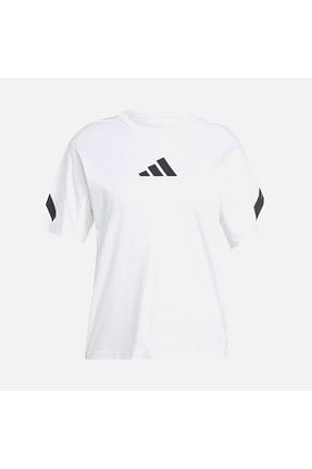 تیشرت اسپرت سفید زنانه رگولار adidas - کد 852532219