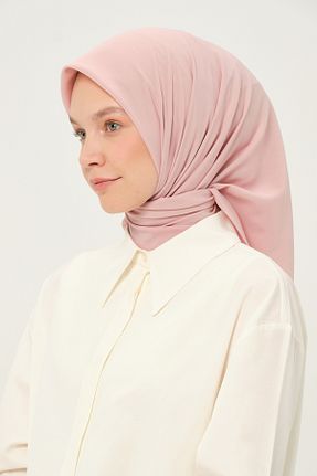 روسری صورتی شیفون Madame Polo - کد 956386572