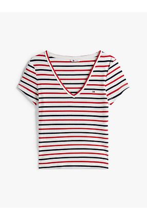 تیشرت سفید زنانه رگولار Tommy Hilfiger - کد 957032051