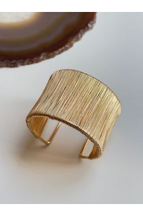 دستبند استیل (فولاد) زرد زنانه استیل ضد زنگ YOUES JEWELRY - کد 957647603
