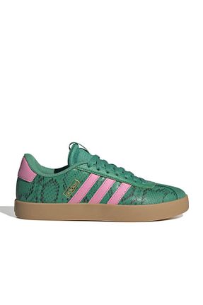 کفش اسنیکر سبز زنانه بند دار adidas - کد 939053986